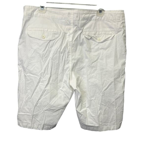 Carribbean Joe Womens Size 16 Long Rayon Blend Red Pants Cotton Blend Shorts - Picture 6 of 7